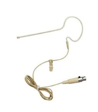 Omnidirectional Headset/Headworn Earset Microphone Tan for Shure Wireless System