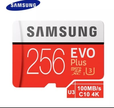  Samsung EVOPlus microSD 256GB 4k Speicherkarte Class10 Neu High Speed/Qualität 