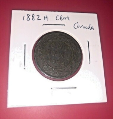 1882 H Cent Canada Münze - Schöne Welt Münze