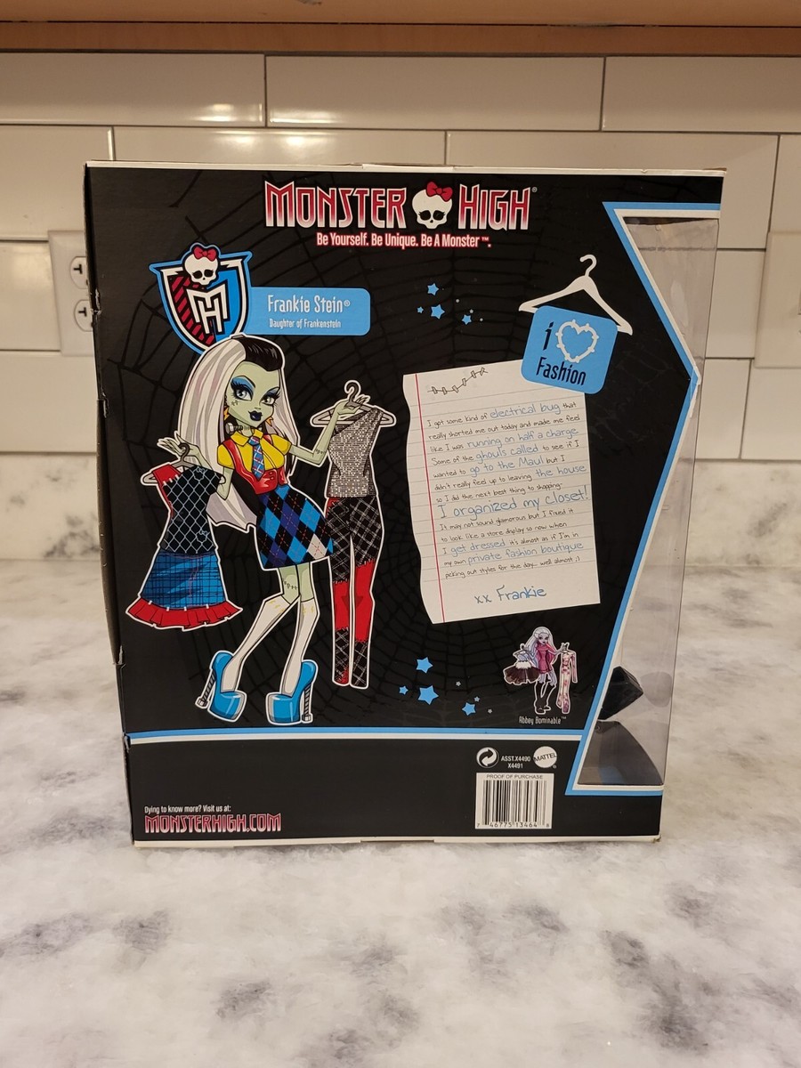 Monster High I Heart Fashion Frankie Stein Doll Mattel | eBay