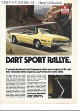 1974 Dodge Dart Print Ad If You Understand What Happens When You Couple... 1974 Dodge Dart Print Ad If You Understand What Happens When You Couple...