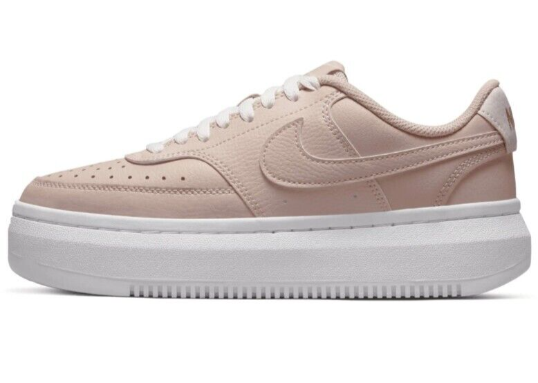 WOMENS NIKE COURT VISION ALTA LTR PLATFORM SHOES [SIZE 8] PINK