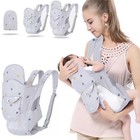 4-in-1 Baby Carrier Newborn to Toddler, Soft Baby Wrap Carrier for Newborn,Sh.