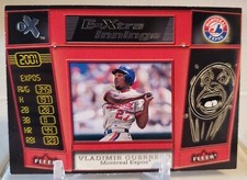2001 Fleer VLADIMIR GUERRERO Montreal EXPOS Insert Black E-Xtra Innings #8 SP