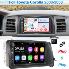7" Apple Carplay For Toyota Corolla 2003-2008 Android Auto Car Stereo Radio GPS