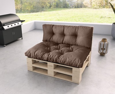 Palettenkissen Set Palettensofa Palettenpolster Sitzkissen Rückenkissen 120x80