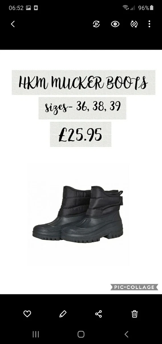 Hkm mucker boots sale