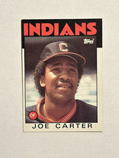 Joe Carter (#377) - Cleveland Indians - 1986 Topps Baseball