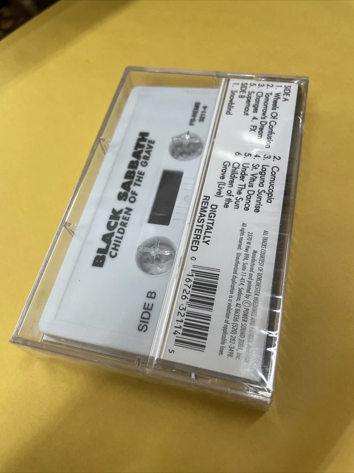 BLACK SABBATH - Children Of The Grave  CASSETTE PS Nems 3211-4 SEALED - Image 3 of 3