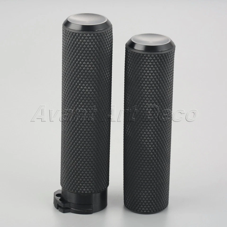 Empuñaduras de manillar de motocicleta de 1" 2 piezas para Harley Heritage Softail 1995 Foto 2 de 4