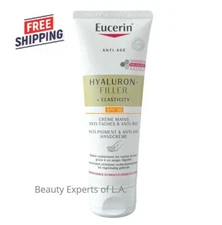 Eucerin Hyaluron Filler + Elasticity Hand Cream SPF30 75ml Anti-Pigment Exp 4/27