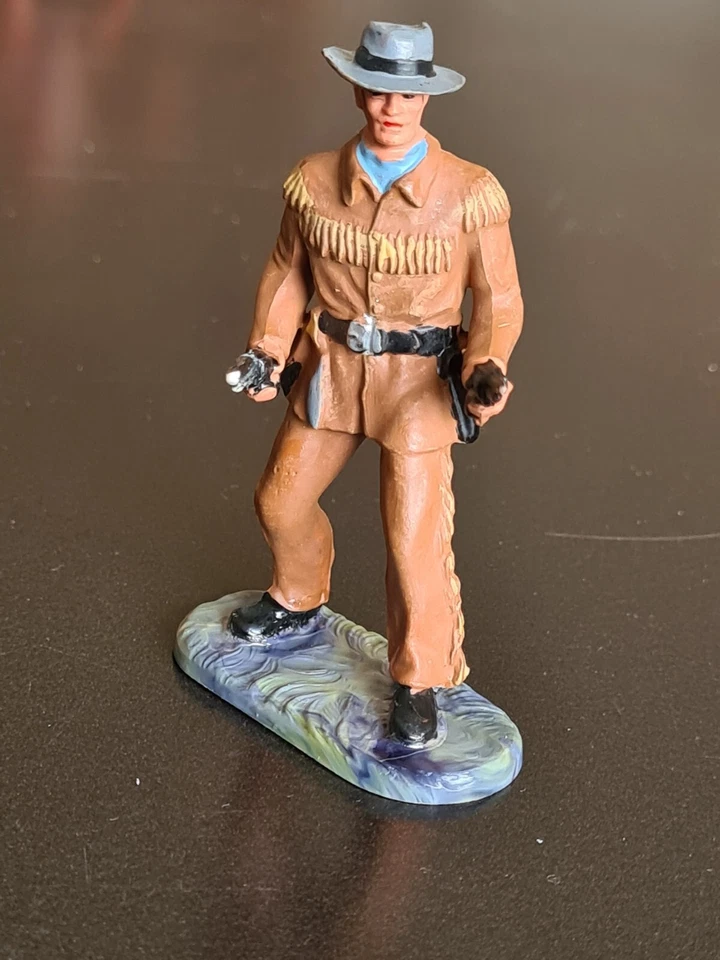 6970 Elastolin WildWest Trapper mit 2 Colts 7cm-Serie aus den 1960er Jahren - Bild 4 von 4