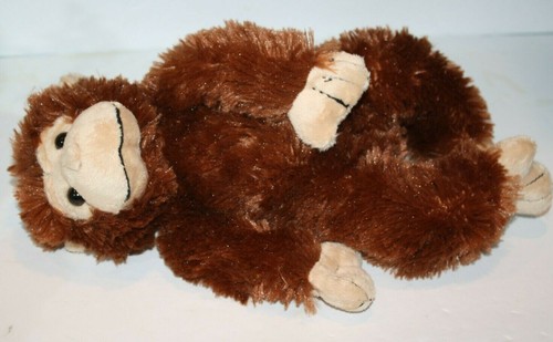 UNIPAK Baby Brown Tan Monkey 12" Plush 2010 Stuffed Ape Jungle Animal Soft NEW - Picture 7 of 12