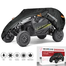 NEVERLAND Side-by-Side Storage Utility Vehicle Cover Outdoor UV Waterproof