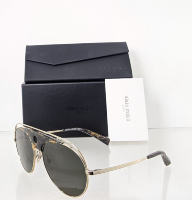 Brand New Authentic Alain Mikli Sunglasses 4010 A04010 Gold 002/71