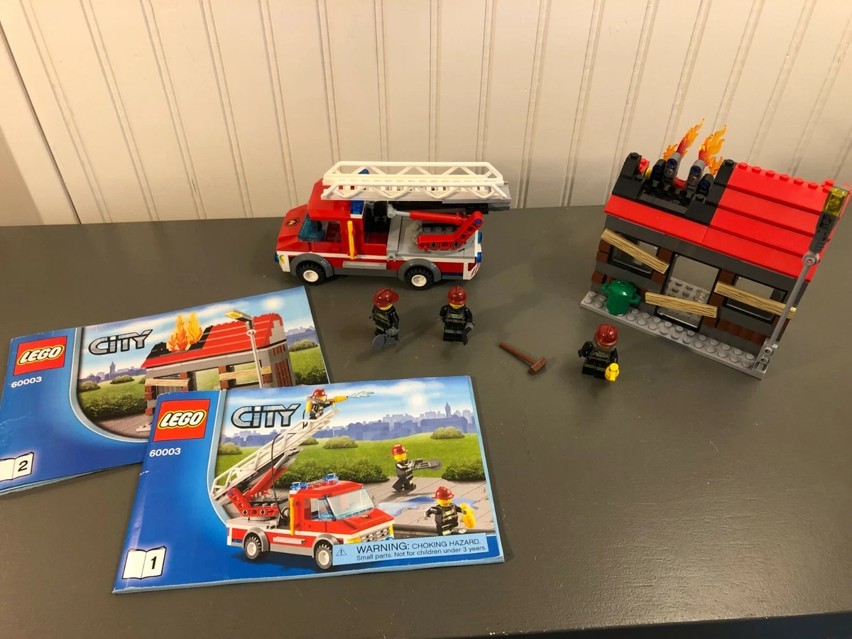 Lego house online on fire