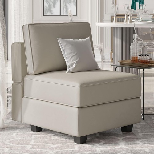 Belffin Modular Sofa Middle Module with Storage Accent Armless Chair