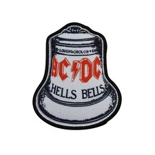AC/DC Hells Bells Printed Sew On Patch 81-B