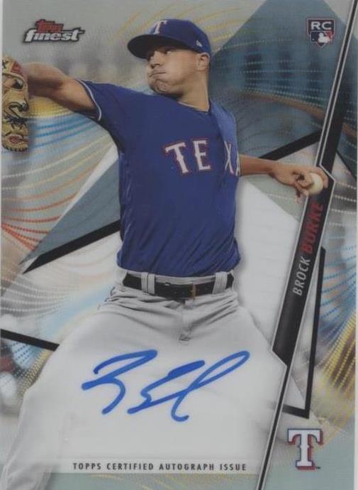 2020 Topps Finest - Brock Burke #FA-BBU - 1 of 1