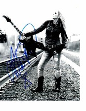 Lita Ford *The Runaways* Signed 8x10 Photo LOM COA (PH284)