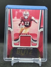 2021 Panini Playbook BLITZ Memorabilia #BTZ-BAI Brandon Aiyuk 49ERS
