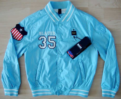 BLAUER USA JACKET Kinder Jacke Übergangsjacke Windbreaker Gr.8 NEU mit ETIKETT - 第 4/11 張圖片