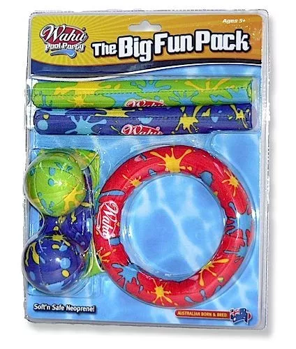 Wahu BMA312 Pool Party Fun Water Toy Toys Game Games Pack Dive Sticks Rings