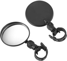 Bicycle Bike Cycle Handlebar Rear View Mirrors Rearview Rectangle Back Mirror