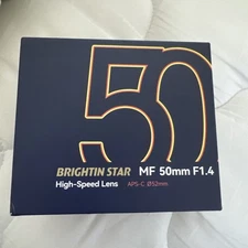 Brightin Star 50mm APS-C Mirrorless Camera Lens