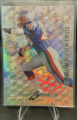 Topps 1997 Stadium Club Ground Control Insert Curtis Martin GC2 Patriots