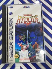 Virtual Hydlide Sega Saturn NTSC CIB Tested Working RPG w/Manual Original rare