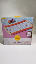 Inflatable Pool Air Hockey Game Set   Floating Tabletop Hockey for Pool Fun