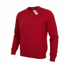 NWT Chaps Mens Original Crewneck Long Sleeve Red Knit Sweater Size XXL/TTG/EEG