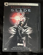 Blade DVD 1998 Wesley Snipes New Line Platinum Series 2001 Snapper Case Marvel