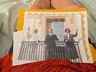 President Jimmy Carter & Rosalynn AUTOGRAPHS Signed 8x10 Pope John Paul II Photo — photo 1