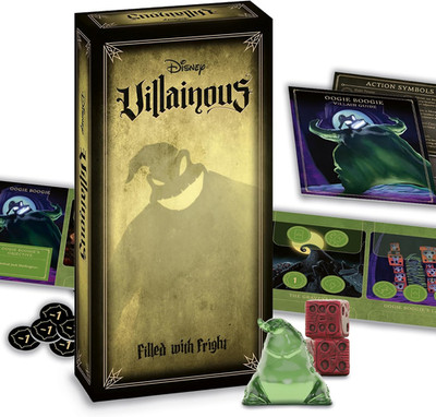 Ravensburger Disney Villainous Filled with Fright - Strategy Board Game - Join O