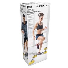 Dunlop 16pcs Hurdle Set Football Training Speed Agility Fitness Gym Adult Kids