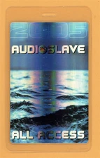 Audioslave 2005 Tour All Access Laminated Backstage Pass 