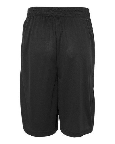 Badger Men B-core 10" Shorts With Pockets Performance Fabric 4119 Black 3XL - Picture 3 of 3