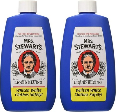 Mrs. Stewart's Concentrated Liquid Bluing 8oz Pack of 2