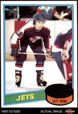 1980 Topps #107 Morris Lukowich Jets-Hockey 7 - NM