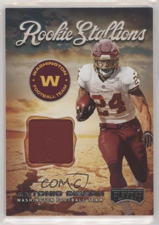 2020 Panini Playoff Rookie Stallions Antonio Gibson #RS-28 RC 0dn9