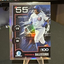 2025 Bowman Moises Ballesteros Top 100 Chrome RC #BTP-55