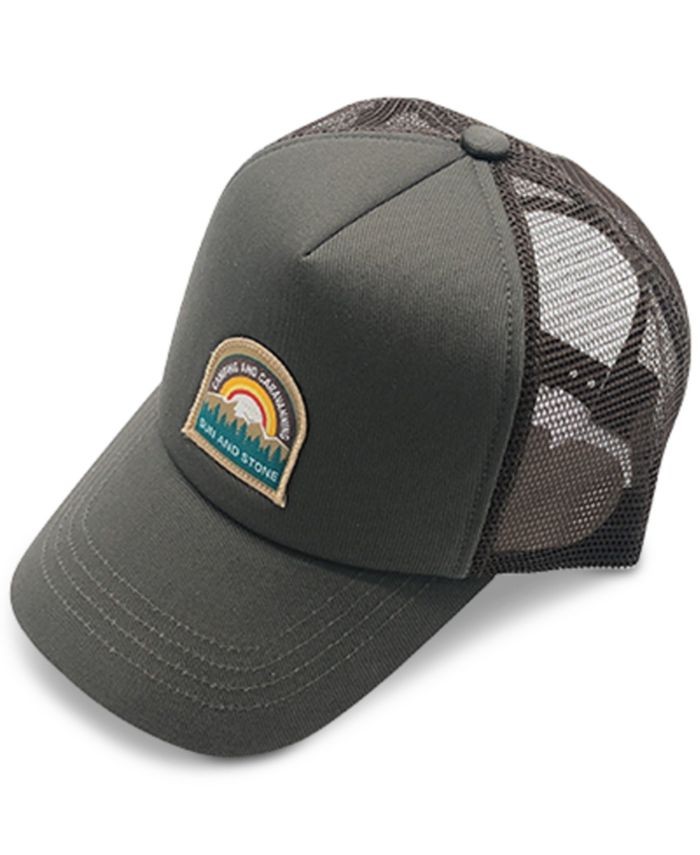 Sun Stone Mens Mountain Graphic Hat Dark Green-OS 2590₽
