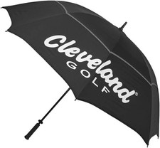 Cleveland CG Umbrella Black, 62" Double Canopy NEW