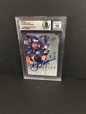 JULIAN EDELMAN 2009 SPX #208 ROOKIES SILVER  AUTO'D CARD BECKETT  