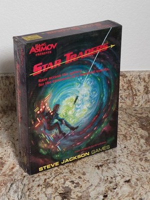 'Star Traders' RPG Game Steve Jackson Games 1987 Sealed in Box Isaac Asimov 1304