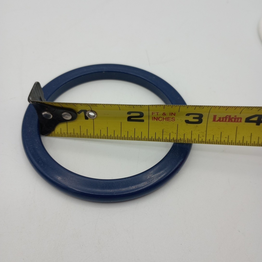 Stackabe Lucite Hard Plastic Bangle Bracelets Spa… - image 9