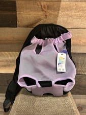Pawaboo Pet Carrier Backpack Adjustable Dog Cat Front Pack Travel Bag Purple