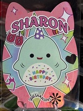 2025 Panini Squishmallows Series 2 Sharon Die Cut #7 Pink /349